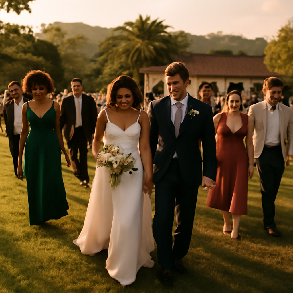 Dress code no campo sem erro: como orientar convidados com elegância, conforto e fotos impecáveis